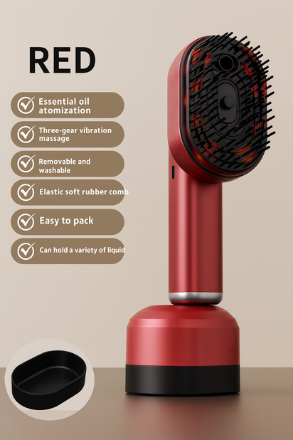 Scalp Top Care™ 3 Modes Small Electric Massage Comb Portable, Head Essence Oil Applicator