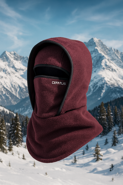 Multi Functional Outdoor Thermal Integrated Balaclava Hat Scarf & Earmuffs In One Soft